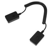 SOESFOUFU Plastic Remote Control Tether with Retractable Cable and Self-adhesive Hook for Remote Controls and Display Devices, Prevents Loss and Provides Secure Attachment