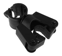 SOESFOUFU Portable Black Plastic Cup Holder for Mobility Devices and Walkers with 2.2cm Clamp, Secure Drink Placement for Seniors and Elderly, for Traveling and Parks