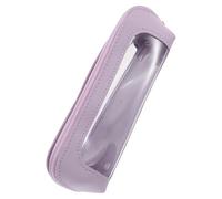 SOESFOUFU Portable Cosmetic Pu with Zipper Storage Pouch Brush Makeup to Easy Carry Organizer Bag Case for Travel on The Go for Eyeliner