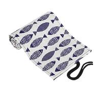 SOESFOUFU Portable Pencil Storage Organizer Canvas Pencil Roll with 48 Slots for Drawing and Sketching, Cotton Linen Material, Creative Roll Design, for Artists and Students