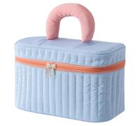 SOESFOUFU Portable Storage Bag for Travel Zipper Makeup Bag Large Capacity for Cosmetics Holding and Organizing The Go