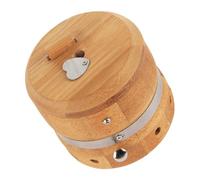 SOESFOUFU Portable Wood Moxibustion Box with Thickened Bamboo Design Multi Function Moxa Pot for Home Office and Travel Use Lightweight and Compact for Consistent Heat Therapy and