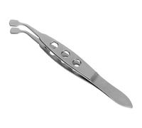 SOESFOUFU Precision Tweezer Tools Metal Eyelid Forceps Titanium Alloy Stainless Steel Eyelid Massage Portable Precise Operation Women Relief on The Go