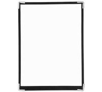 SOESFOUFU Pvc Menu Folder with Large Capacity Pockets and Replaceable Sleeves for Restaurants and Cafes, Sturdy Menu Holder with Elegant Professional Touch, Easy to Clean Dining Environment
