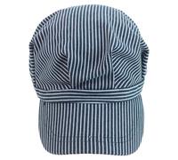 SOESFOUFU Railroad Hat: Adjustable Stripe Railway Conductor Hat - Unisex Train Engineer Costume Cap for Train Dress Up Halloween Parties and Themed Events Multi