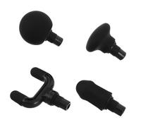 SOESFOUFU Replacement Deep Tissue Muscle Massage Heads 4Pcs for Fitness Massager Gun, Silicone Portable Attachments for Gym and Body Use, Compact Design for Back and Muscle Relief