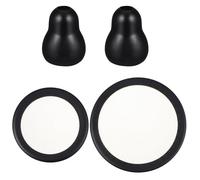 SOESFOUFU Replacement Stethoscope Ear Pieces with Gourd-Shaped and Diaphragm Set for Clinical Use Compatible with Metal Stethoscope Components