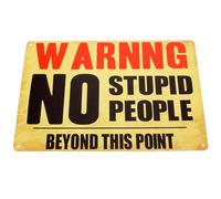 SOESFOUFU Retro Style Private Property Warning Sign Large Bold-type Letters Made of Iron for Outdoor Garden Yard Decor