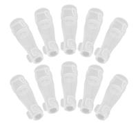SOESFOUFU Shaped Plastic Makeup Brush Covers to Extend Bristle Service Life Versatile Protection 10pcs with Dustproof Protective Caps for Travel and Home Use