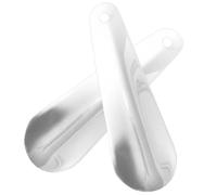 SOESFOUFU Shoe Horn Set for Easy Shoe Aid with Ergonomic Handle Stainless Steel 2pcs Reduces Risk of Slipping, Suitable for Elderly and People with Mobility Issues