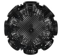 SOESFOUFU Shrimp Trap Large Capacity Plastic Black Outdoor Fishing