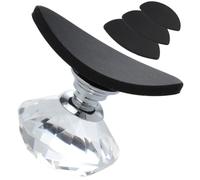 SOESFOUFU Silicone Eyeshadow Stamp with Diamond Handle Practical Reusable Eye Shadow Stamper for Quick Delicate Makeup Application Portable for Beginners and Travel