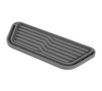 SOESFOUFU Silicone Fridge Drip Catcher Tray Grey Refrigerator Water Dispenser Drip Tray Mat Sturdy Water for Kitchen Sink Draining and Ice Management