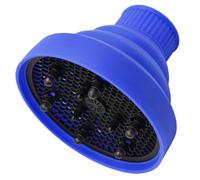 SOESFOUFU Silicone Hair Diffuser Attachment for Hair Dryer Universal Curl Diffuser Nozzle Foldable Blue Silicone Wind Cover and Drying at Home