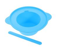 SOESFOUFU Silicone Mixing Bowl and Stirring Rod Kit for Face Mask Application Reusable High Temperature Resistant Beauty Accessory for Facial Wax Mud and Jelly Masks Suitable for Home and