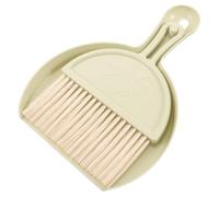 SOESFOUFU Small Broom and Dustpan Set with Soft and Dense Bristles, Plastic Handheld Cleaning Broom for Easy Cleaning, for Desktop and Keyboard Sweeping