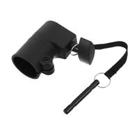 SOESFOUFU Speaker Stand Adapter Sleeve, 40mm to 35mm Reducer Locking Sleeve, Black Plastic Metal, Reusable Design, for Subwoofer Bracket in Home Theater and DJ Setups