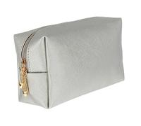 SOESFOUFU Square Cross-Pattern Cosmetic Bag Makeup Pouch Large Capacity for Women Convenient Storage Bag for Makeup