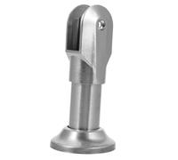 SOESFOUFU Stainless Steel Toilet Partition Foot Support Rust Resistant Partition Rack for Public Restroom Cubicles Compact Bathroom Fitting Accessory with Sleek Modern Design