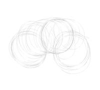 SOESFOUFU Sterling Silver Memory Wire for Jewelry Making 0.3mm Rigid Beading Bracelet Wire for Diy Necklace Craft Supplies Uk