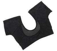 SOESFOUFU Sweat Vest for Women, Breathable Underarm Sweat Guard Short Sleeves, Medium, Black Polyester Spandex, Great for Outdoor Activities and Fitness