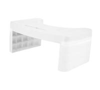 SOESFOUFU Thickened Bathroom Toilet Step Stool for Adults and Durable Stable Footrest for Optimal Squatting Posture Multi Use Small Seat for Sitting and Shoe Changing White Practical