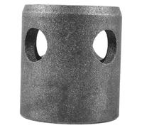 SOESFOUFU Trailer Jack Pipe Mount Welded Metal Tube Adapter with Swivel Base Plate, Medium Size Jack Male Pipe Support for Rv and Caravan Trailer Modification