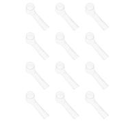 SOESFOUFU Travel Protective Caps 12pcs Electric Toothbrush Head Covers Easy to Use Made of Sturdy Abs Material Fit Toothbrush Heads Well Suitable for Hiking and Business Trips