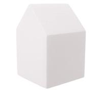 SOESFOUFU Unpainted Foam House Craft Supplies, 10cm/4'' DIY Polystyrene Shapes for School Art Projects, White Mini House Figurines for Table Centerpiece Decorations