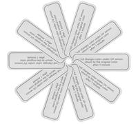 SOESFOUFU UV Intensity Testing Sheets 10Pcs for Outdoor Use and Skin Care Product Evaluation