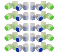 SOESFOUFU Valve Stem Caps Stylish Design 40pcs for Car and Tire Core, Pp Resin Material, Keeps Dirt Colours Suitable for DIY and Car Replacement