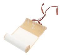 SOESFOUFU Vintage Blank Rice Paper Wall Scroll for Chinese Calligraphy and Painting, Suitable for Office and Home Decor, Moderate Ink Inhibition, and Traditional Art Practice