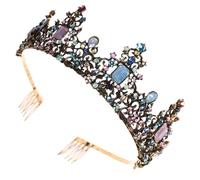SOESFOUFU Vintage Delicate Alloy Wedding Tiara Bridal Headband Lightweight Elegant Crown Good Workmanship Ornaments Not Easy to Fall for Wedding Banquet