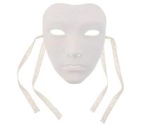 SOESFOUFU Vintage Masquerade Mask - White Elegant Steampunk Mask with Delicate Design for Cosplay, Festive Masquerades and Party Accessories