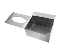 SOESFOUFU Wall Mounted with Sturdy Material Stainless Steel Glove Box Holder Space-Saving Design for Kitchen and Hospital Use Suitable for Lab and Food Service Gloves