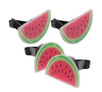 SOESFOUFU Watermelon with Unique Fragrance Formula Car Vent Clips Air Fresheners Vent Clips 4pcs Acrylic Car Charm Universal Compatibility for Auto Interior Accessories