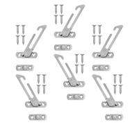 SOESFOUFU Windows Restrictor for Casement Window Control with Enhanced Safety 6pcs Stainless Steel and Versatile Application for Home and Office Use