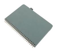 SOESFOUFU Wirebound Address Phone Book with Alphabetical Tabs, Pu Leather Hardcover Notebook with Pen Holder, Sturdy Design for Working and Business Use, Green Alphabet Index Organizer