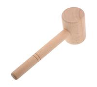 SOESFOUFU Wood Carving Hammer for Leather Crafting and Stamping, Easy to Use Leatherworking Tool Made of Sturdy Wood, for Professionals and Beginners Making Handbags and Leather Crafts