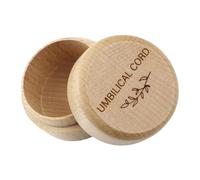 SOESFOUFU Wooden Baby Keepsake Box with Umbilical Cord Storage for Newborn Boys - Engraved Small Memory Organizer for Hair, Teeth and Pregnancy Souvenirs - Decorative Newborn Box
