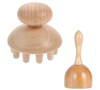 SOESFOUFU Wooden Cup Household with Design Drainage Ergonomic Massage Relief Comfortable Grip, Multi-Function Therapy for and for Home Relaxation