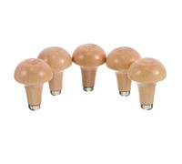 SOESFOUFU Wooden File Handle Set 5Pcs Ergonomic Wood Grip Replacement for Multi-Function Hand Tools in Wood Craft