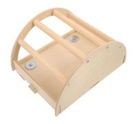 SOESFOUFU Wooden Hay Feeder and Ensures Air for Small Animals with Stable Hanging Design and Rounded Edges, Removable Bunny Hay Feeder Rack Keeps Feeding Area Clean for Rabbit Cage