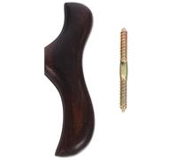 SOESFOUFU Wooden Walking Stick Handle Grip Sturdy Trekking Pole Adapter with Comfortable Support for Hands and Wrists Professional Hiking Rod for Outdoor Activities on Uneven