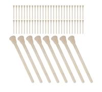 SOESFOUFU Wooden Wax Sticks Gentle Touch and Portable Design for 100pcs for Waxing Hair Removal, Disposable Eyebrow Wax Applicator Sticks for Beauty Salons and Home Use