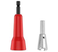 Soeudgh 2Pcs Wire Twister Tool Kit for Drills, Professional Spin Twisting Wire Connector with 1/4inch Chuck Attachment