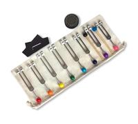 Soeudgh 8PCS Tuning Fork Set, Tuning Fork for Music Chakra, Sound Therapy, Keep Body,Mind and Spirit in Perfect Harmony 126.22HZ