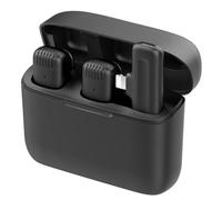 Soeudgh Compact Wireless Lavalier Mic Set, Noise-Cancelling, Plug & Play, Perfect for Vloggers and Live Streaming