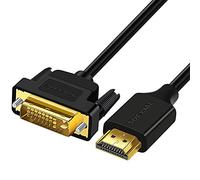 SOEYBAE 5M DVI-HDMI Adapter Cable, Bi-Directional DVI-D to HDMI, 1080p/Full HD, Compatible Xbox One, PS4, PS3