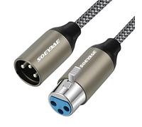 SOEYBAE Microphone Cable XLR Male to Female 3M/10FT,Noise-Cancelling Mic Speaker Cable,for Audio Sound Consoles, Power Amplifier